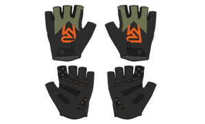 RACE GLOVES SF/KHAKKI/ORANGE