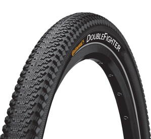 Plášť CONTINENTAL Double Fighter III Sport Reflex drôt - 700x35C