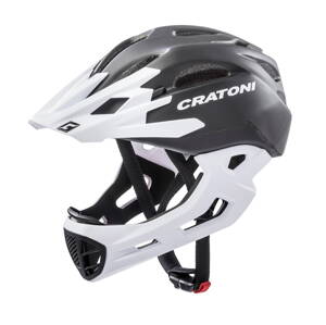 Prilba CRATONI C-Maniac Black/White Matt - L/XL (59-62cm)