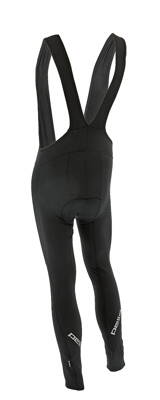 Nohavice s trakmi PELLS Black NoWind bez výstielky - XL