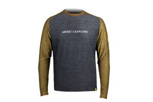 Dres s dlouhým rukávem PELLS Zone Black/Green - L