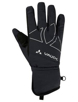 Vaude lyžiarske rukavice La Varella, unisex, čierne