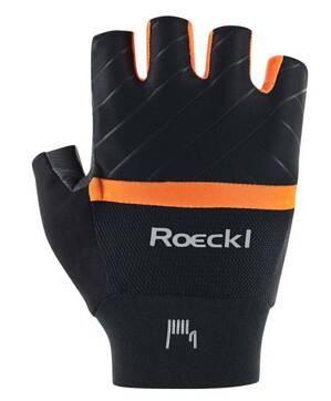 Rukavice Roeckl Bonau 2, unisex, čierno-ornažové (black/orange)
