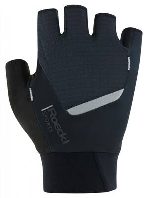 Rukavice Roeckl Diamante 2, dámske, čieno-šedé (black shadow)