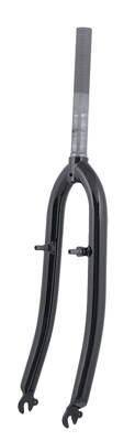 FORCE vidlica trekking 28" Fe 1"  závit, čierna lesklá