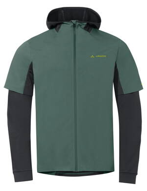 Vaude cyklistický dres All Year Moab FZ Hoody, pánsky, dusty forest