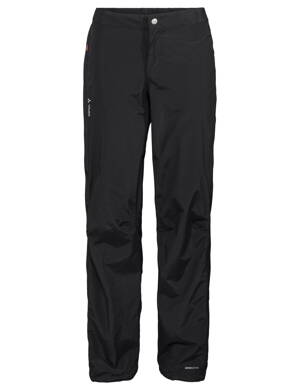 Vaude cyklistické nepremokavé nohavice Yaras Ryain Zip III, dámske, black