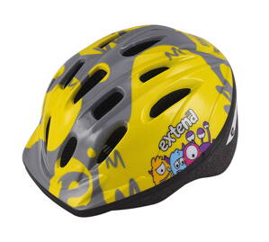 Extend prilba BILLY Monster žltá-sivá S/M (51-54cm) Extend prilba BILLY Monster žltá-sivá S/M (51-54cm)