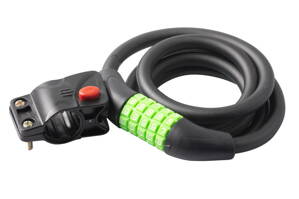 Extend zámok na bicykel NUMERIC 5, 12*1500mm, black