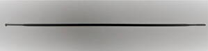 VISION drôt Alpina INOX Flat 2.0 / 275mm Black DP straightpull
