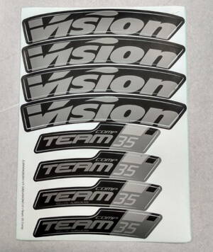 VISION ráfikové samolepky TEAM 35 COMP RB CH (1bk) ZJWH0428