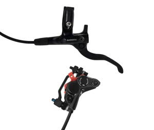 Shimano hydraulická brzda BL-MT4100(L),BR-MT420(F)+adaptér SM-MA-F180P, 850mm (OEM)