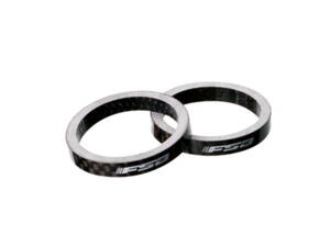 FSA karbónová podložka 1-1/8 x 5mm čierna BEZ LOGA OE