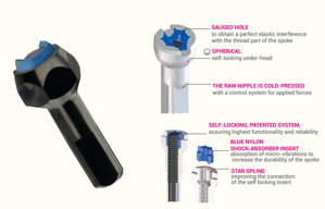 VISION niple HEXA 14mm , čierne ML240 (5ks) VISION niple HEXA 14mm , čierne ML240 (5ks)