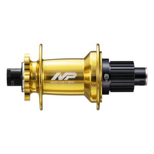 Novatec Premium XD602SB/A-B12-MS, zadný náboj, 32 dier, 12 x 148, Microspline, zlatý, OEM