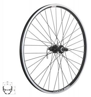 FORCE koleso zadné CLASSIC 26" " V" FHTX800 559x19, 36 dierové