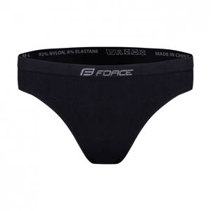 FORCE dámska spodná bielizeň - bikiny 3 pack, čierna