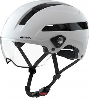 ALPINA Cyklistická prilba SOHO VISOR biela matná