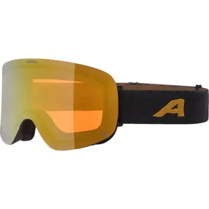 ALPINA Lyžiarske okuliare PENKEN Quatroflex čierno-zlaté matné