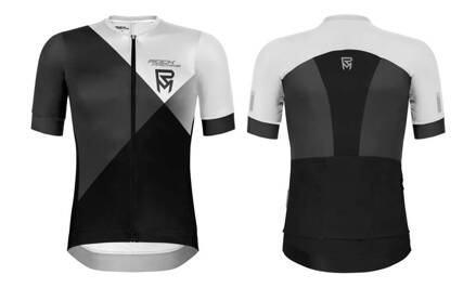 RACE JERSEY SS MEN/WHITE/BLACK