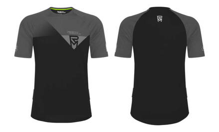 TRAIL JERSEY SS MEN/BLACK/GREY