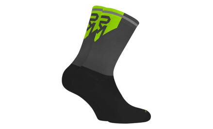 LONG CYCLING SOCKS/BLACK/GREY/GREEN