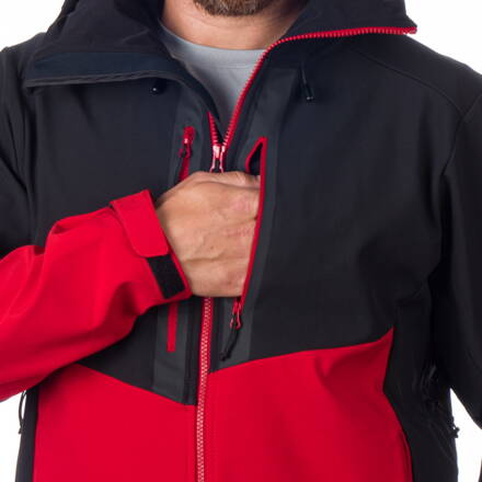 BU-5101OR pánska outdoorová horská bunda softshell 3L s kapucňou GRAYSON 