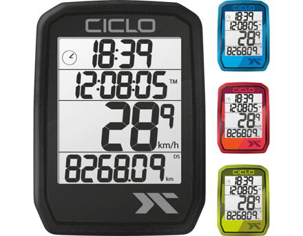 Tachometer CicloSport Protos 205 bezdrôtový - Black