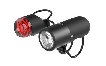 Sada svetiel KNOG Plugger Twinpack Black