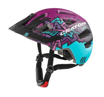 Detská prilba CRATONI Maxster Pro Wild/Purple Matt S/M (51-56cm)
