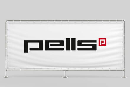Advertising banner with eyelets - 3 x 1 m