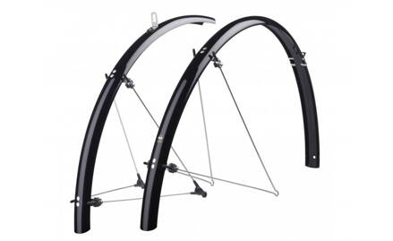Sada blatníkov SKS BLUEMELS 28" Olympic racer Black - 45 mm