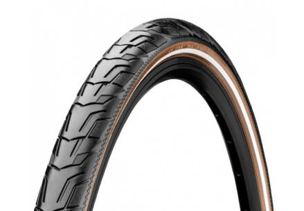 Plášť CONTINENTAL Ride City 28 Reflex black/brown drôt - 700x37C
