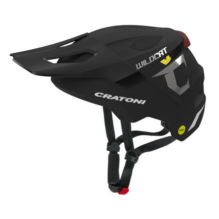 Detská prilba CRATONI WildCat MIPS Black Matt - S/M (49-56cm)