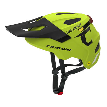 Detská prilba CRATONI WildCat MIPS Lime Matt - S/M (49-56cm)