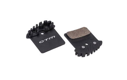 Brzdové doštičky CTM OC-01 s chladičom, Shimano XTR, XT, SLX, FSA, organické