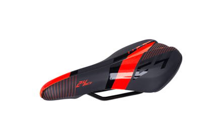 Sedlo CTM detské Willy, čierne oranžový pásik,  24''