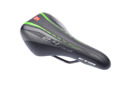 Sedlo CTM detské Rocky, čierna/zelená, 24''