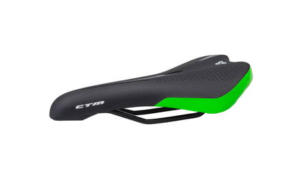 Sedlo CTM Caliber čierna/zelená