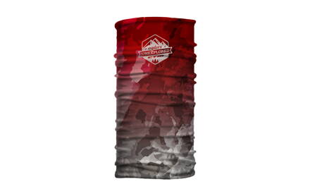 Šatka CTM WRAP, Marble badge červená
