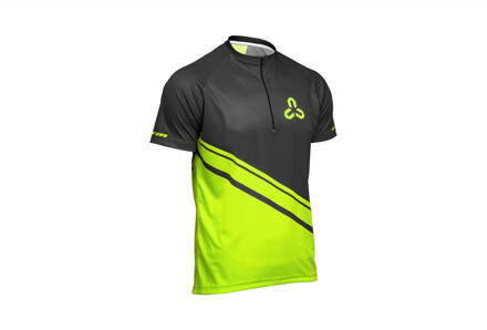 Dres CTM SNUG LINE 2019, tmavošedá/ limetková, S