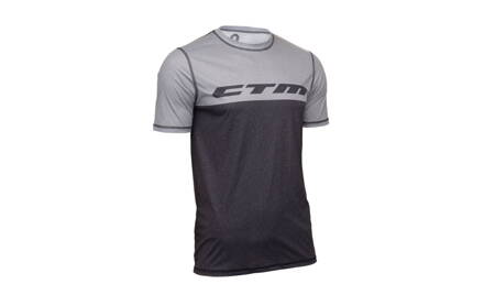 Dres CTM 2017 TECH TEE, šedá/šedá, S
