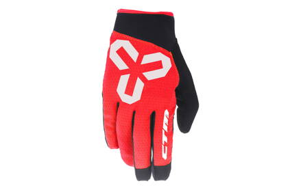 Rukavice CTM VICE, celoprstové, červené, XL