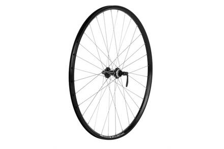 Koleso DEMA MTB Disc 27,5" čierne zadné kazetové s QR, uchytenie 6 dier