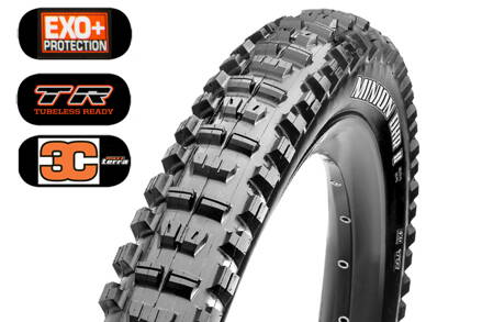 Plášť MAXXIS Minion DHR II 27.5 x 2.60 WT kevlar EXO+ TR 120TPI 3C Maxx Terra