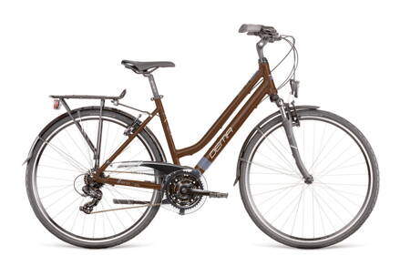 Bicykel Dema Arosa Lady 1 marron brown - blue 18'