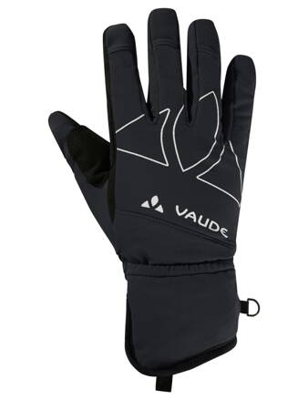 Vaude lyžiarske rukavice La Varella, unisex, čierne