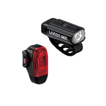 LEZYNE Set svetiel HECTO DRIVE 500XL a KTV čierne