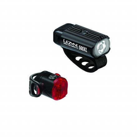 Lezyne sada svetiel HECTO DRIVE 500XL / FEMTO USB C PAIR