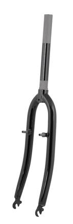 FORCE vidlice MTB 26" Fe AHEAD 1 1/8",  čierna lesklá